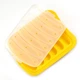Силіконова форма для сосисок ковбасок Sausage Silicone Mold 6 осередків Жовта - зображення 1