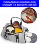 Сумка дорожная спортивная TUGUAN 1811 серая - изображение 5