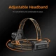 Ліхтар налобний акумуляторний SuperFire HL08 1600 Lumen IP32 (HL08-SF) - зображення 6