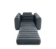 Надувное кресло-трансформер Intex 66551 Empaire Chaire 224х117х66см Серое - изображение 2