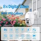 Уличная камера видеонаблюдения с двумя объективами WIFI Smart S26CF-PTZ 2Mп, APP Carecampro, ночная съёмка, интерком, 8х Zoom + Карта памяти 64Гб - изображение 10