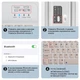 Беспроводной комплект Primo NB03 Bluetooth клавиатура и мышка - White - изображение 6