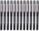 Упаковка гелевих ручок Baoke Vogue 0.5 мм Чорна 12 шт (PC880D/F-black) - зображення 1