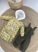 Зимний детский комбинезон-трансформер 3в1 Best for kids на овчине "Веселые снеговички" от 0 до 18 месяцев Рост 56-86 (NCD18) - изображение 2