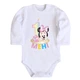 Детское боди с длинным рукавом Минни Маус 1 Рік 92 белый DM-1222 - изображение 1