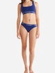 Бюстгальтер без косточек хлопковый Calvin Klein Underwear 212305815 L Синий (1159789823) - изображение 4