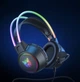 Игровые проводные наушники Onikuma X15 Pro с выдвижным микрофоном, шумоподавлением и LED подсветкой Черный - изображение 5