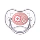 Пустушка силіконова симетрична 18м+ NEWBORN BABY рожева Canpol babies 22/582_pin - изображение 1