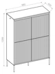 Комод Trend Lenart 98x139, 9x40 (TR-03) 159117 - зображення 2