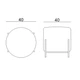 Пуф Soplo Unique 40x40x40 (TP-05-MJ8) 154055 - изображение 2
