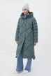 Длинный женский пуховик Finn Flare FWB11066-506 зеленый S - изображение 1