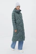 Длинный женский пуховик Finn Flare FWB11066-506 зеленый S - изображение 2