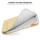 Протиударний чохол на блискавці tomtoc 360° Sleeve for MacBook Pro 13 (2016-2022) | Air 13 (2018-2020) | Air 13.6 (2022-2024) M2/М3 - Yellowish - зображення 4