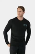 Кофта чоловіча (лонгслів) Avecs 30466/1 3XL (56) Чорний - изображение 1