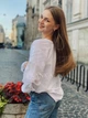 Традиційна вишиванка жіноча білим по білому "Біла гармонія" на домотканому полотні 12231-58 (3XL) - зображення 4