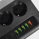 Сетевой фильтр удлинитель Proove Power Socket PD-03 (3 розетки + 5 USB + 1 Type-C 20W) 2М - изображение 6