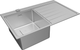 Zlewozmywak TEKA Zenit RS15 1B 1D SilentSmart 780x520x200 mm stal polerowana (115100007) - obraz 5