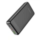 Повербанк Borofone BJ19A + кабель micro-usb (20000 mAh, 20 Вт, QC 3.0, PD,USB Type-A, USB Type-C, micro USB, 3A) - Черный - изображение 3