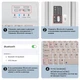 Беспроводной комплект Primo NB03 Bluetooth клавиатура и мышка - White - изображение 6