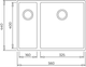 Zlewozmywak granitowy TEKA Maestro Square 2B TG 560x440x200 mm czarny (115260029) - obraz 3