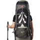 Рюкзак туристический Naturehike 70 л + 5 л черно-серый 6927595709009 - изображение 7