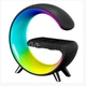 Настільна смарт лампа-нічник G-Smart RGB 15W Light Sound Machine з бездротовою зарядкою та Bluetooth-колонка Чорна - зображення 1
