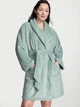 Халат Victoria's Secret Short Cozy Robe XS/S зелений - зображення 2