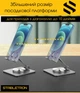 Алюминиевая подставка Stabletron S9 для мобильного телефона и планшета размером до 10 дюймов , стэнд с механизмом вращения на 360 градусов, регулировкой высоты и угла наклона, свободным доступом к зарядке. - изображение 8