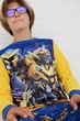 Дитяча піжама для хлопців Трансформери | Transformers BumbleBee | світиться у темряві | 14 роки зріст 158-164см | колір жовто синій - зображення 14