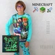 Дитяча піжама для хлопців Майнкрафт Minecraft | світиться у темряві | 3 роки зріст 96-104см | колір бірюзовий - зображення 2
