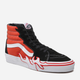 Чоловічі кеди високі Vans Sk8 Hi Flame VN0005UJGWP1 42 (9US) 27 см Червоний/Чорний (196571276309) - зображення 2