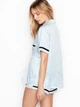 Піжама Victoria's Secret 64533 M Блакитна/Біла (H2500000014543) - изображение 2