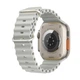 Силиконовый рифлёный ремешок Ocean для Apple Watch 42/44/45/49 mm Серый - изображение 3