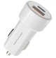 АЗУ WUW C139 USB & Type-C port 2.4A car charger White - изображение 1