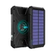 УМБ Solar power bank 20000mAh PN-W12 IPX4 чорний - зображення 1