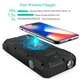 УМБ Solar power bank 20000mAh PN-W12 IPX4 чорний - зображення 11