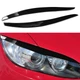 Вії на передні фари BMW 3 Series E92 E93 2006-2012 S&T (чорний глянець) - изображение 3