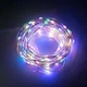 Светодиодная гирлянда нить Капли росы на 50 Led 5 м на батарейках Мульти - изображение 1