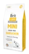 Сухий беззерновий корм з лососем та оселедцем Brit Care Mini Hair & Skin для собак мініатюрних порід 7 кг (8595602520244) - зображення 6