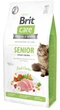 Беззерновий сухий корм Brit Care Cat Senior Weight Control для кішок від 7 років для підтримки ваги 7 кг - зображення 1