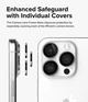 Защитное стекло на камеру Fusion Camera Lens Frame Glass для iPhone 15 Pro Max Black (CM09837RS) - изображение 2