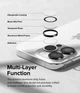 Защитное стекло на камеру Fusion Camera Lens Frame Glass для iPhone 15 Pro Max Black (CM09837RS) - изображение 3