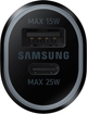 Автомобільний зарядний пристрій Samsung Fast Charge 15W 25W Black (EP-L4020NBEGEU) - зображення 3