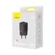 Адаптер сетевой Baseus GAN3 Fast Charger 1C |Type-C, 30W/3A, PD/QC| (CCGN010101) черный - изображение 4