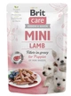 Вологий корм з ягням філе в соусі Brit Care Mini Lamb для цуценят мініатюрних порід пауч 85 г 1 шт (8595602560318) - изображение 4