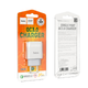 Адаптер HOCO сетевой Glorious C72Q 1USB QC3.0/FCP/AFC 3A 18W 33г white - изображение 2