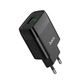 Адаптер HOCO сетевой Glorious C72Q 1USB QC3.0/FCP/AFC 3A 18W 33г black - изображение 1
