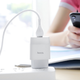 Зарядний адаптер Hoco C73A Glorious 2USB 2.4A white без кабелю - зображення 5
