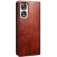 Чехол-книжка с кармашками UniCase Leather Wallet для Honor 90 - Brown - изображение 8
