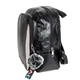 Рюкзак городской BackPack Пушистик Кожзам 28х23х10 см Чёрный с серыми вставками (22468) - изображение 2